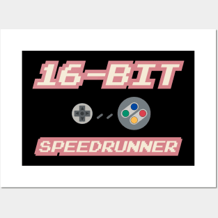 16-Bit Speedrunner Posters and Art